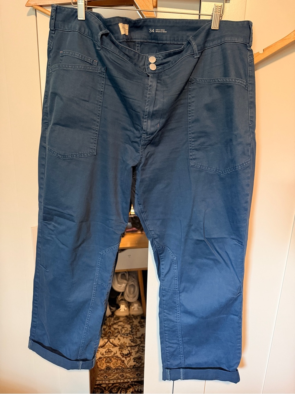 Pilcro Wanderer Trousers in Blue